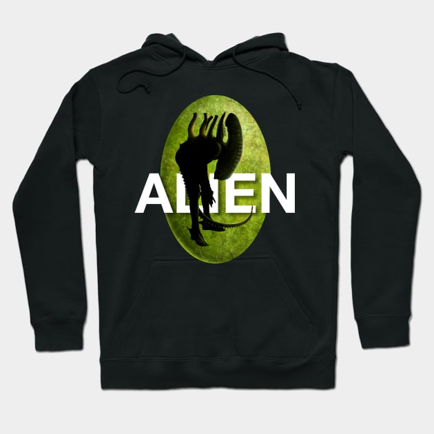 Alien Hoodie by Rosado